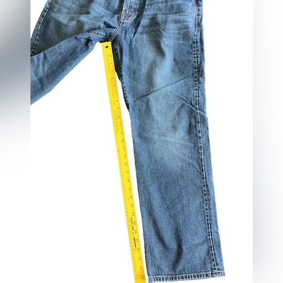 Lucky Brand 363 Vintage Straight Mens Jeans Size 34x30 Distressed Denim - Picture 8 of 9